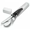 Набор кухонный Victorinox SwissClassic Table Set 3шт с черн. ручкой (складной нож, вилка, ложка)