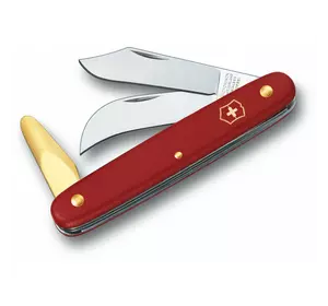 Нож садовый Victorinox Budding-Pruning 3 100мм/3функ/крас.мат 3.9116 (блистер)