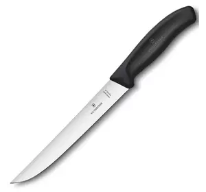 Кухонный нож Victorinox SwissClassic Carving 18см с черн. ручкой (блистер)