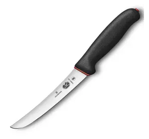 ДубльКухонный нож Victorinox Fibrox Boning 15см обвалочный с черн-крас. ручкой Dual Grip