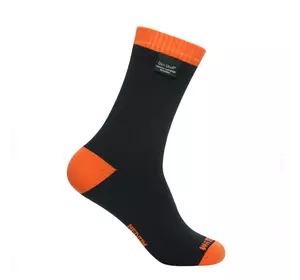 Шкарпетки водонепроникні Dexshell Thermlite, p-p XL, з помаранчевою смужкою