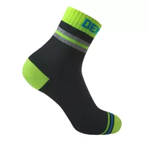 Шкарпетки водонепроникні Dexshell Pro visibility Cycling, р-р М (39-42), з зеленою смугою Шкарпетки водонепроникні Dexshell Pro visibility Cycling, р-р М (39-42), з зеленою смугою