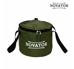 Відро для прикормки з кришкою Novator VD-2 (30x23 см)