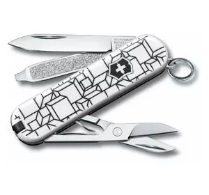 Складной нож Victorinox CLASSIC LE "Cubic Illusion" 58мм/1сл/7функ/цветн/чехол /ножн
